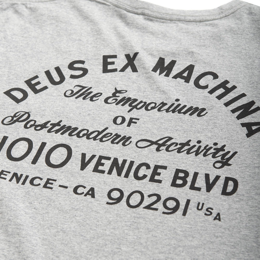 Deus Venice Address pocket tee athletic grey Deus Venice Address pocket tee athletic grey detail